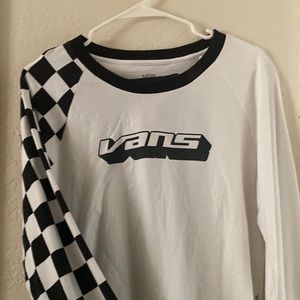 Vans checkered pants and shirt. Size XL